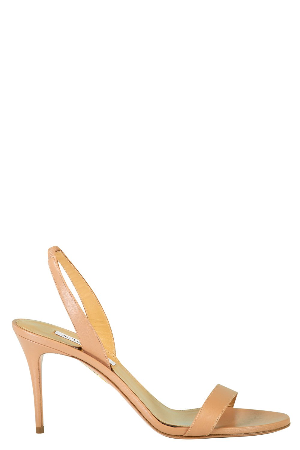 AQUAZZURA-Pink Powder So Nude Sandal-