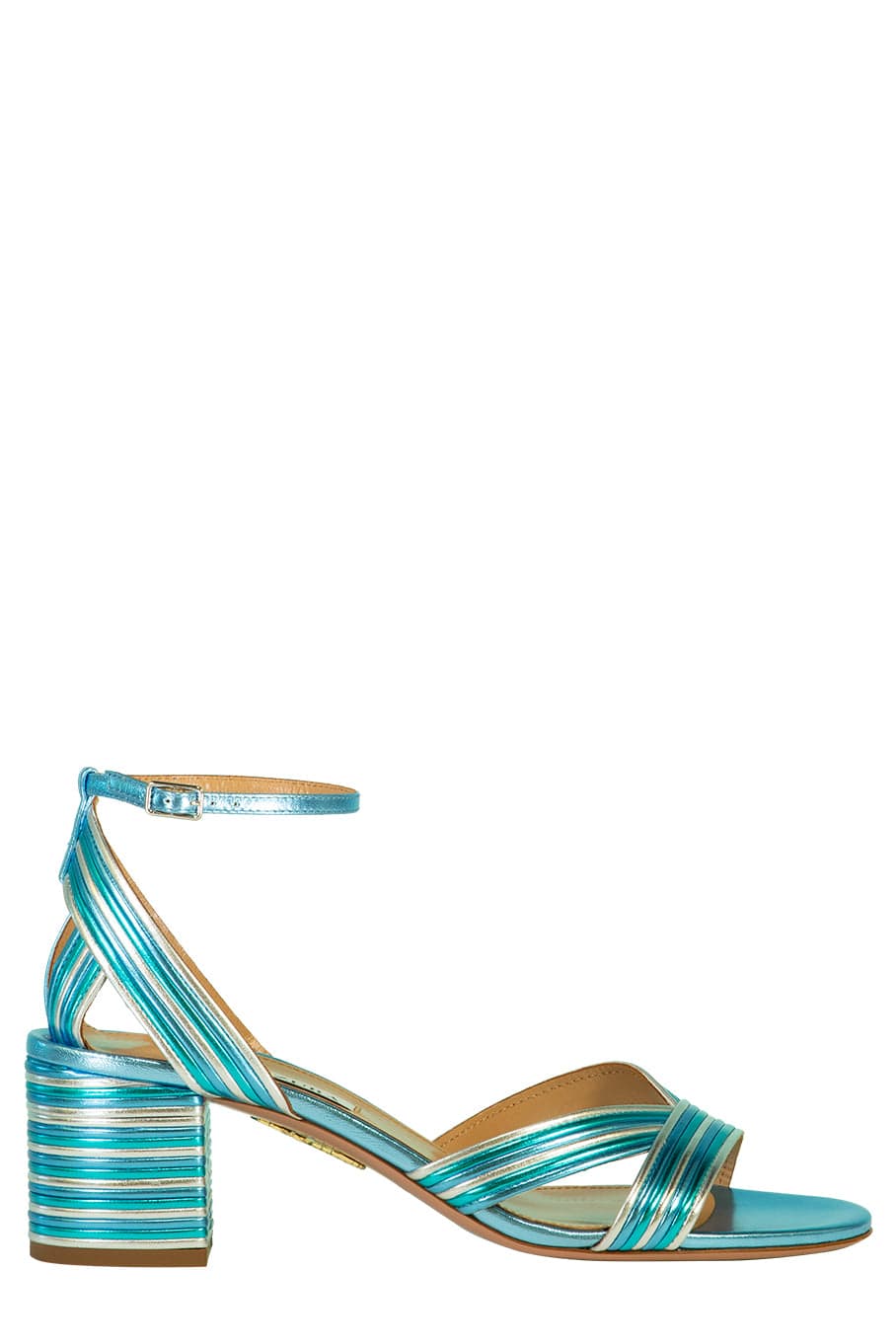 AQUAZZURA-Ari Sandal - Silver Aqua-