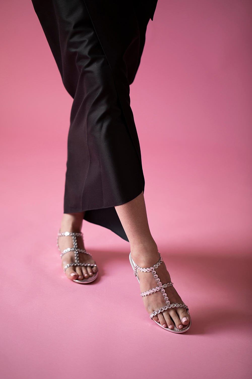 AQUAZZURA-Tequila Sandal Flat-