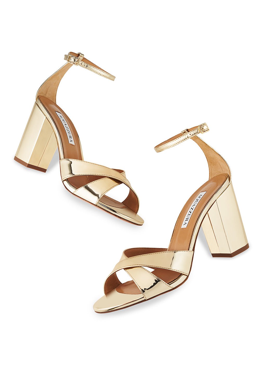 AQUAZZURA-Divine Sandal - Soft Gold-