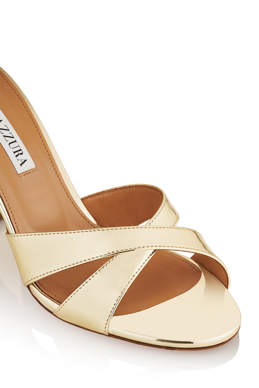 AQUAZZURA-Divine Sandal - Soft Gold-