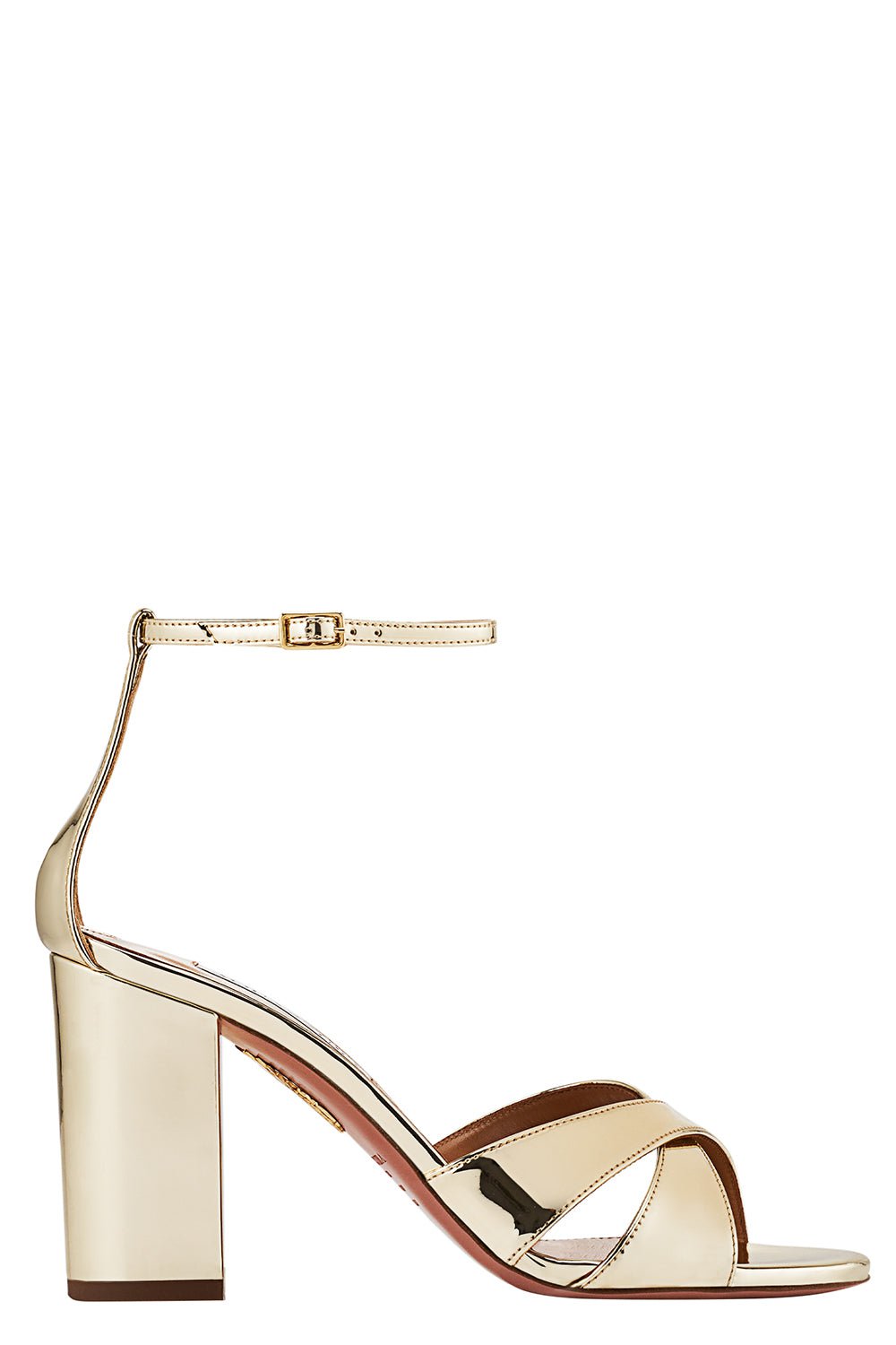AQUAZZURA-Divine Sandal - Soft Gold-