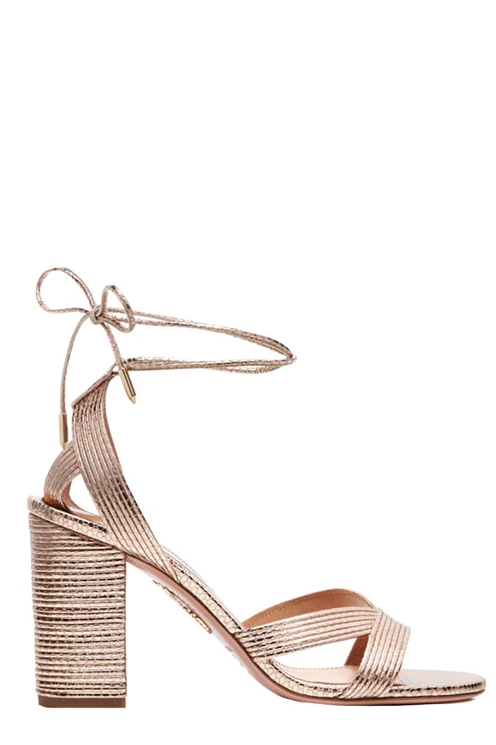 AQUAZZURA-Ari Sandal - Gold-