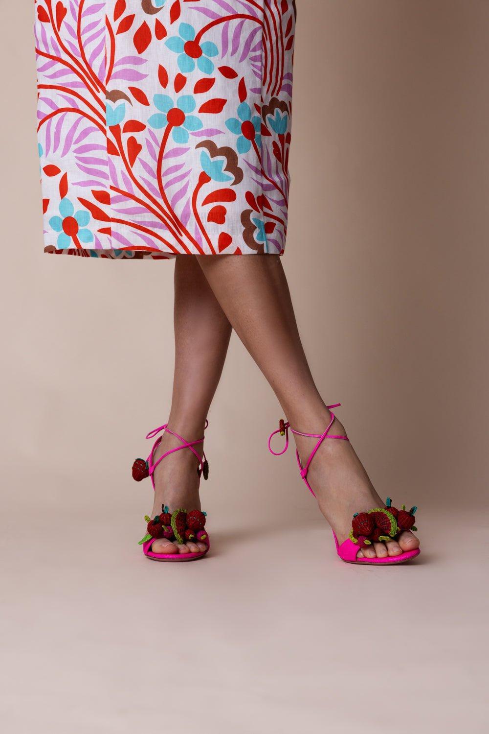 Strawberry Punch Sandal | AQUAZZURA – Marissa Collections
