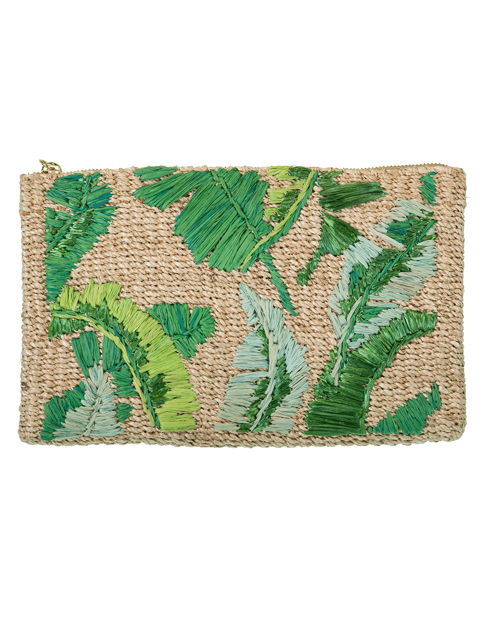 ARANAZ-Nana Grama Banana Leaf Wrist Wallet-GREEN