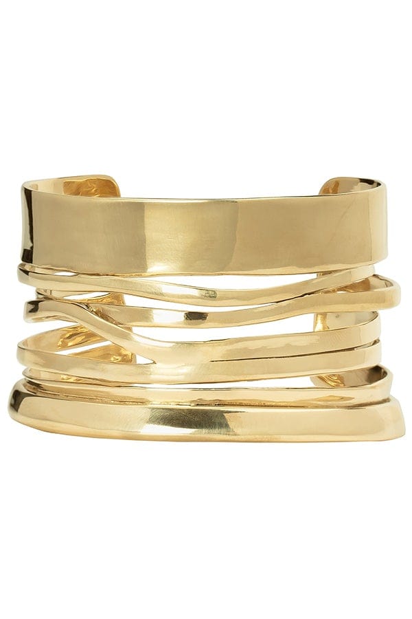 ARIANA BOUSSARD-REIFEL-Pele Cuff-BRASS