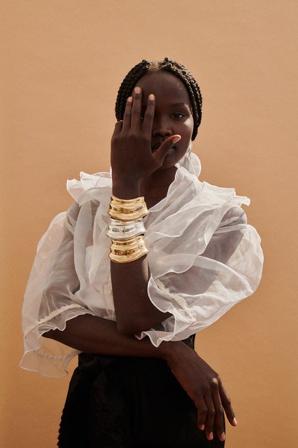ARIANA BOUSSARD-REIFEL-Tidal Cuff-BRASS