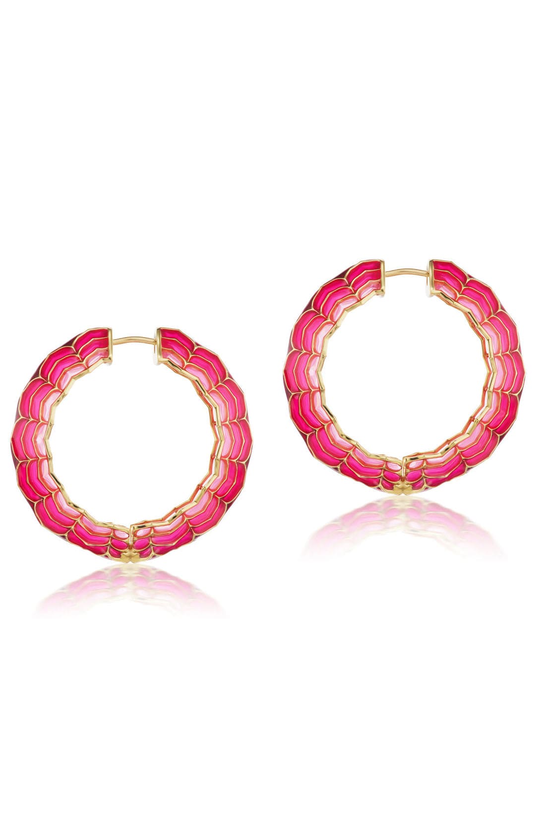 ARK-Rose Aura Dreamweaver Hoops-YELLOW GOLD