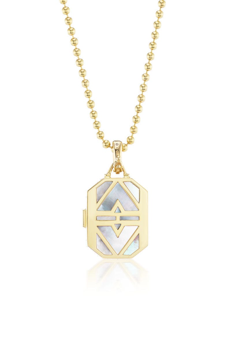 ARK-Intention Locket Necklace-YELLOW GOLD