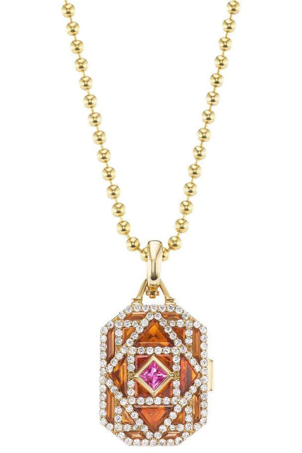 ARK-Intention Locket Necklace-YELLOW GOLD