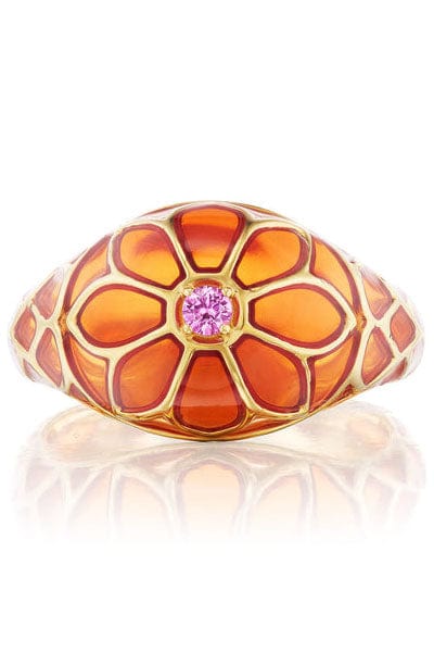 ARK-Orange Aura Lalita Ring-YELLOW GOLD