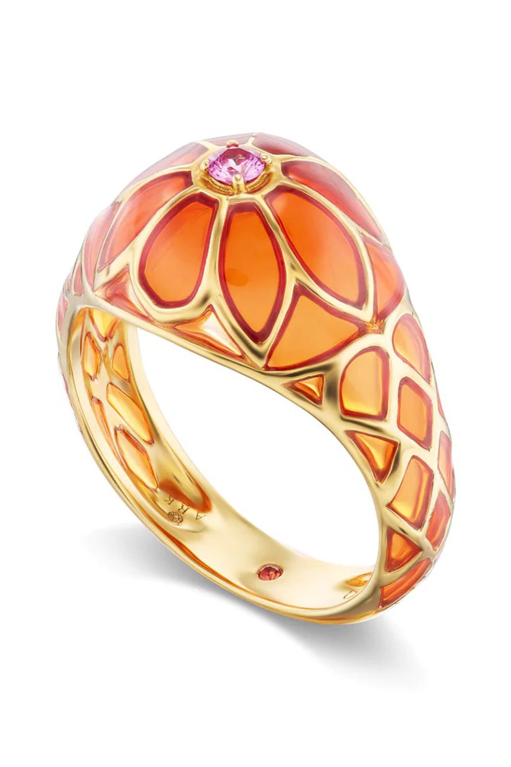 ARK-Orange Aura Lalita Ring-YELLOW GOLD