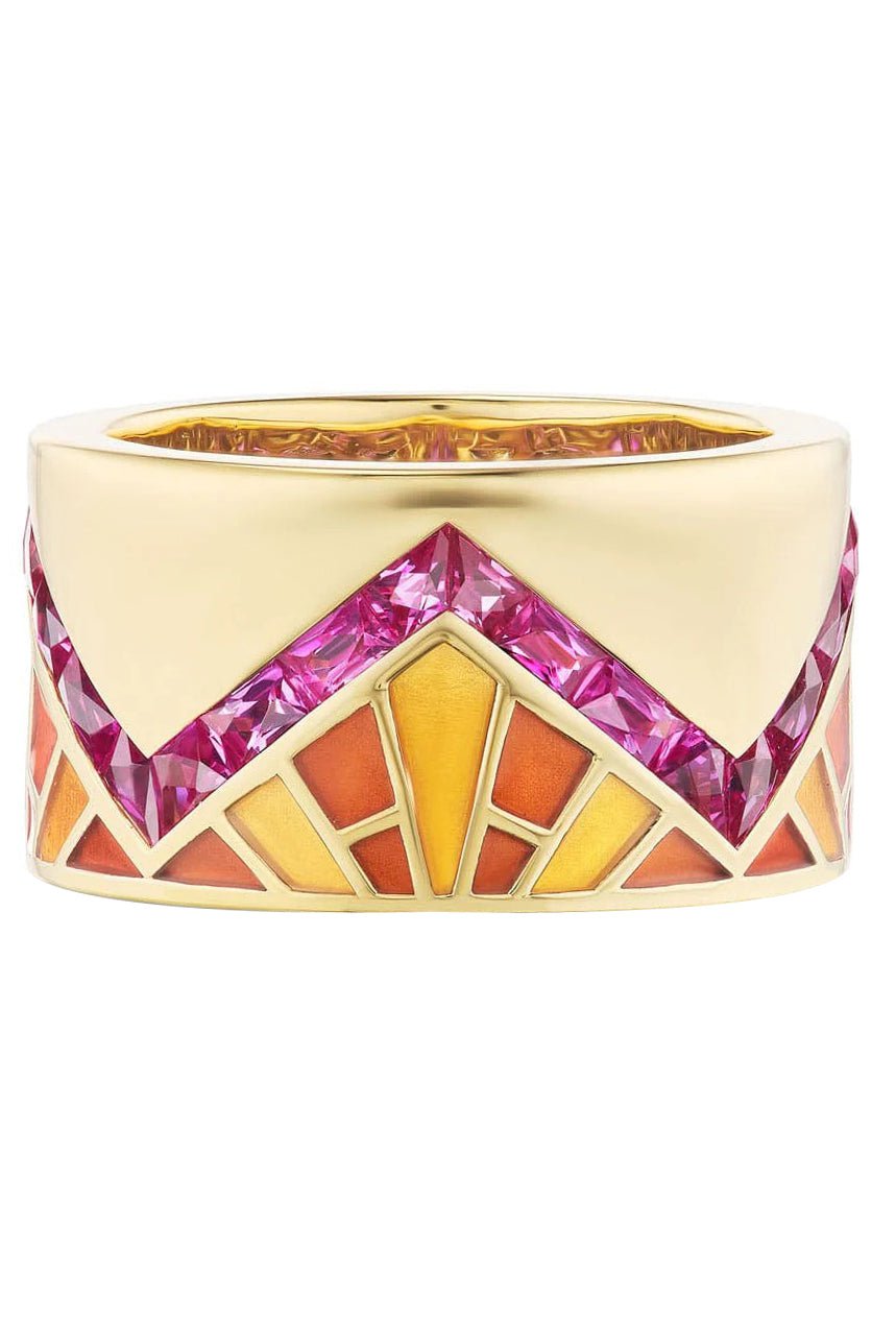ARK-Orange Crown Cigar Band-YELLOW GOLD
