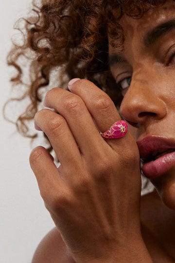 ARK-Pink Aura Lilita Ring-YELLOW GOLD