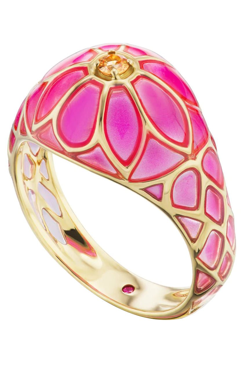 ARK-Pink Aura Lilita Ring-YELLOW GOLD