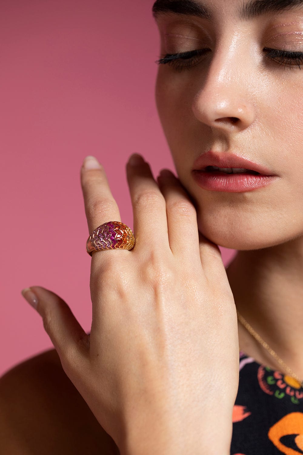 ARK-Sunrise Ring-YELLOW GOLD
