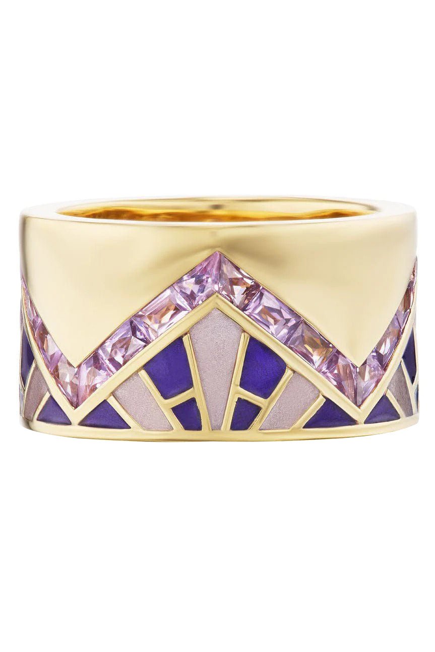 ARK-Violet Crown Cigar Band-YELLOW GOLD