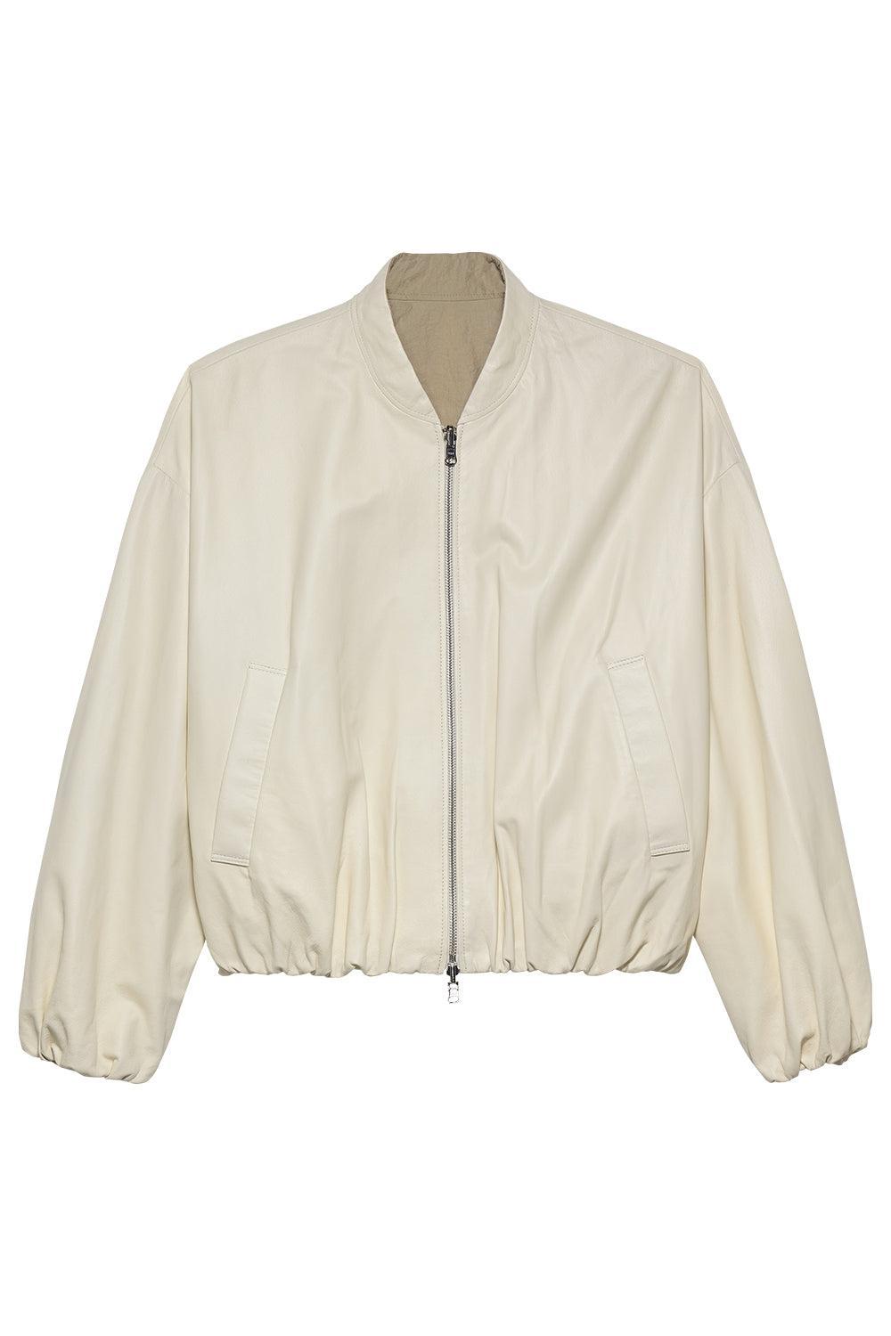 NOVA JACKET-ECRU-32-CLOTHINGCOATLEATHER-ARMA