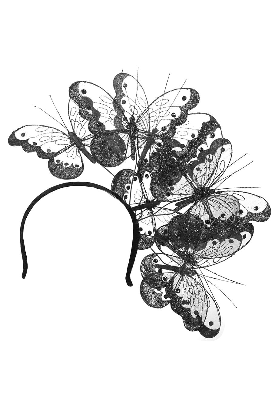 ARTURO RIOS-Butterfly Headband-BLACK