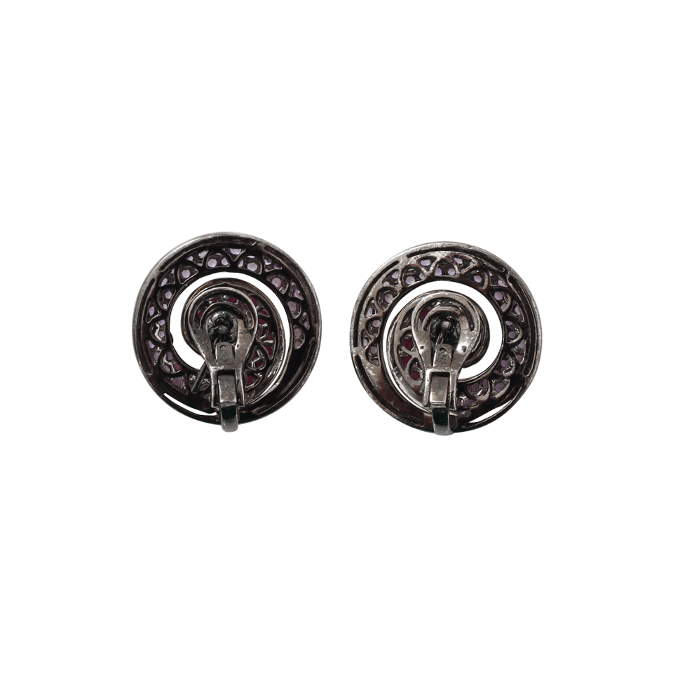 ARUNASHI-Twist Of Passion Earrings-BLACK GOLD