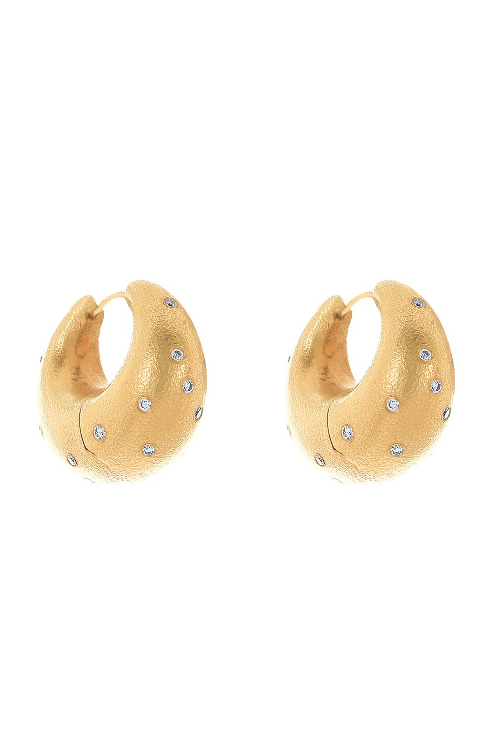 ARUNASHI-Bali Bali Diamond Earrings-YELLOW GOLD