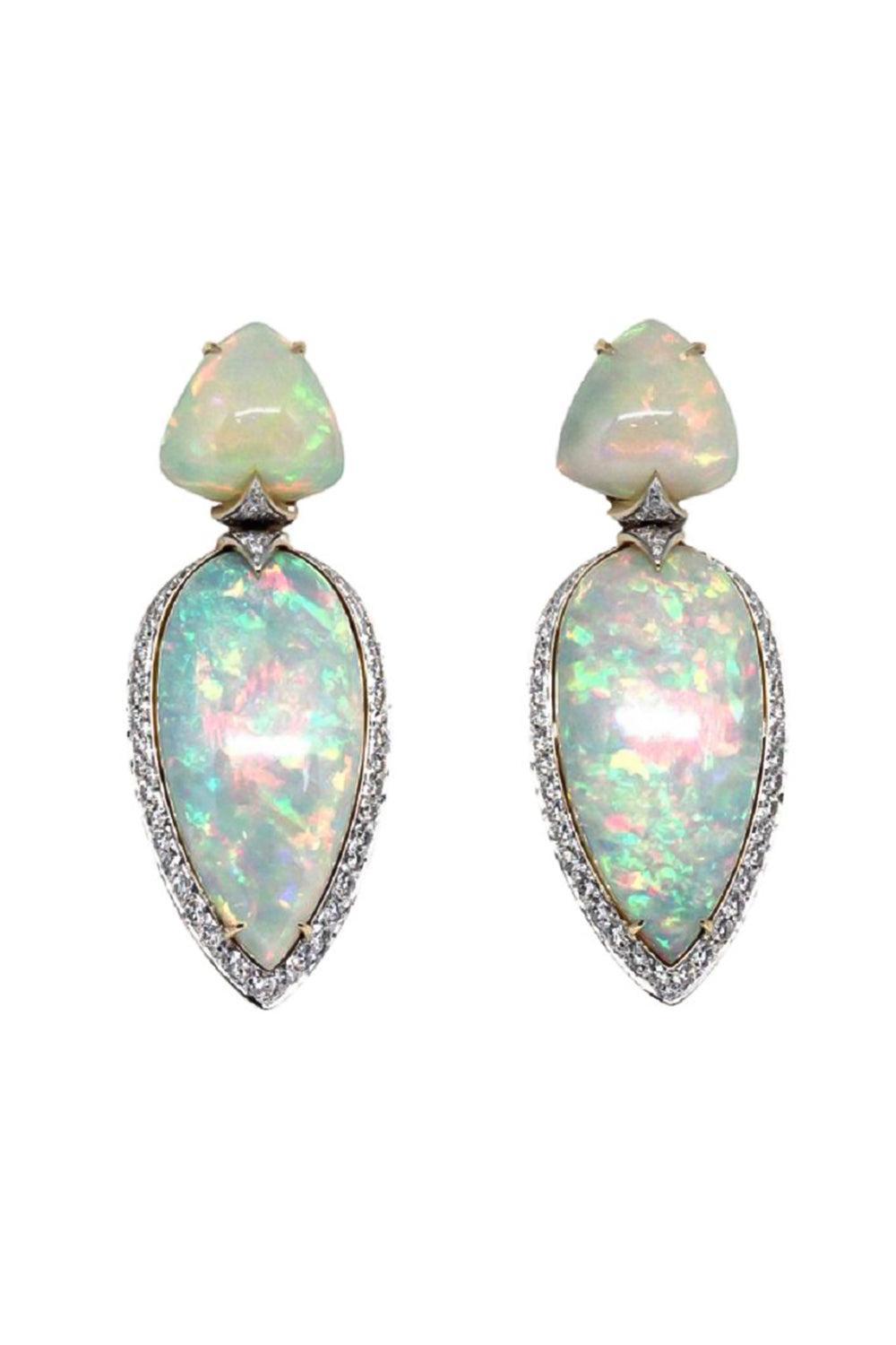 Opal Drop Earrings-YELLOW GOLD-JEWELRYFINE JEWELEARRING-ARUNASHI