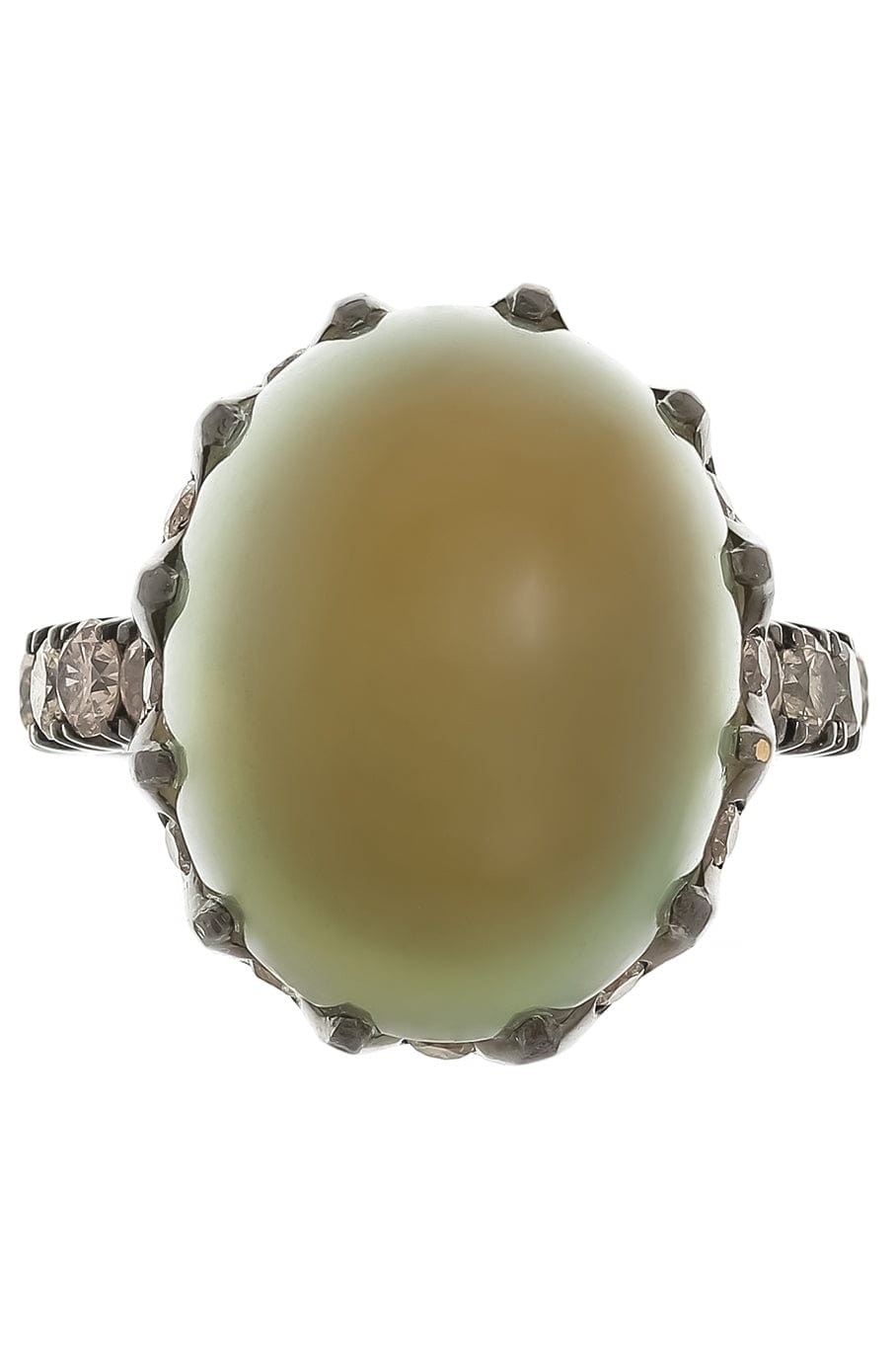 ARUNASHI-Phrenite Ring-BLACK GOLD