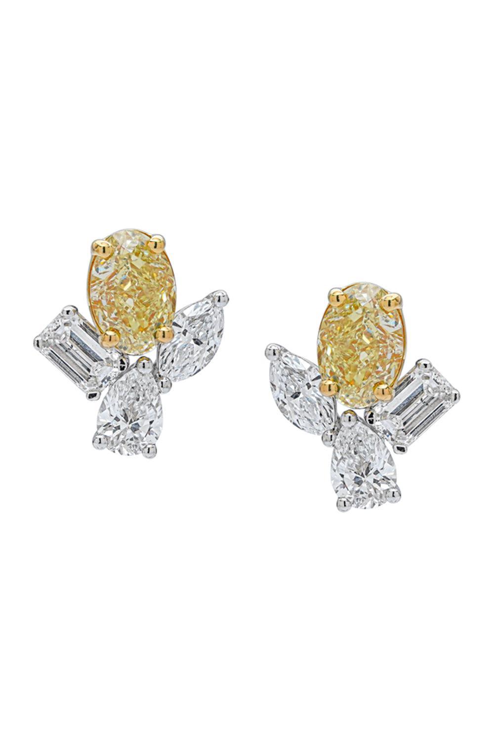 Diamond Stud Earrings-WHITE GOLD-JEWELRYFINE JEWELEARRING-ARZANO