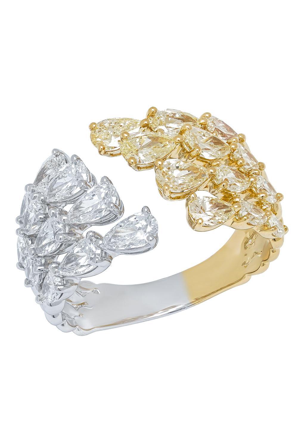 Diamond Bypass Ring-WHITE GOLD-7-JEWELRYFINE JEWELRING-ARZANO