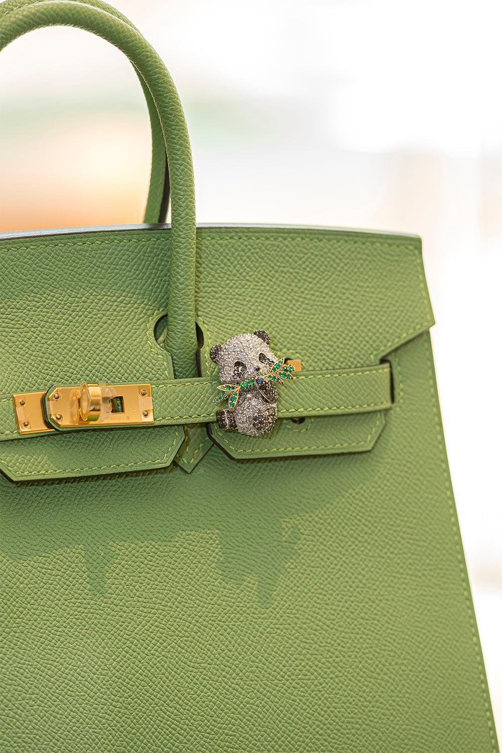 Diamond Panda Bag Charm-WHITE GOLD-JEWELRYFINE JEWELMISC-ASHNA MEHTA