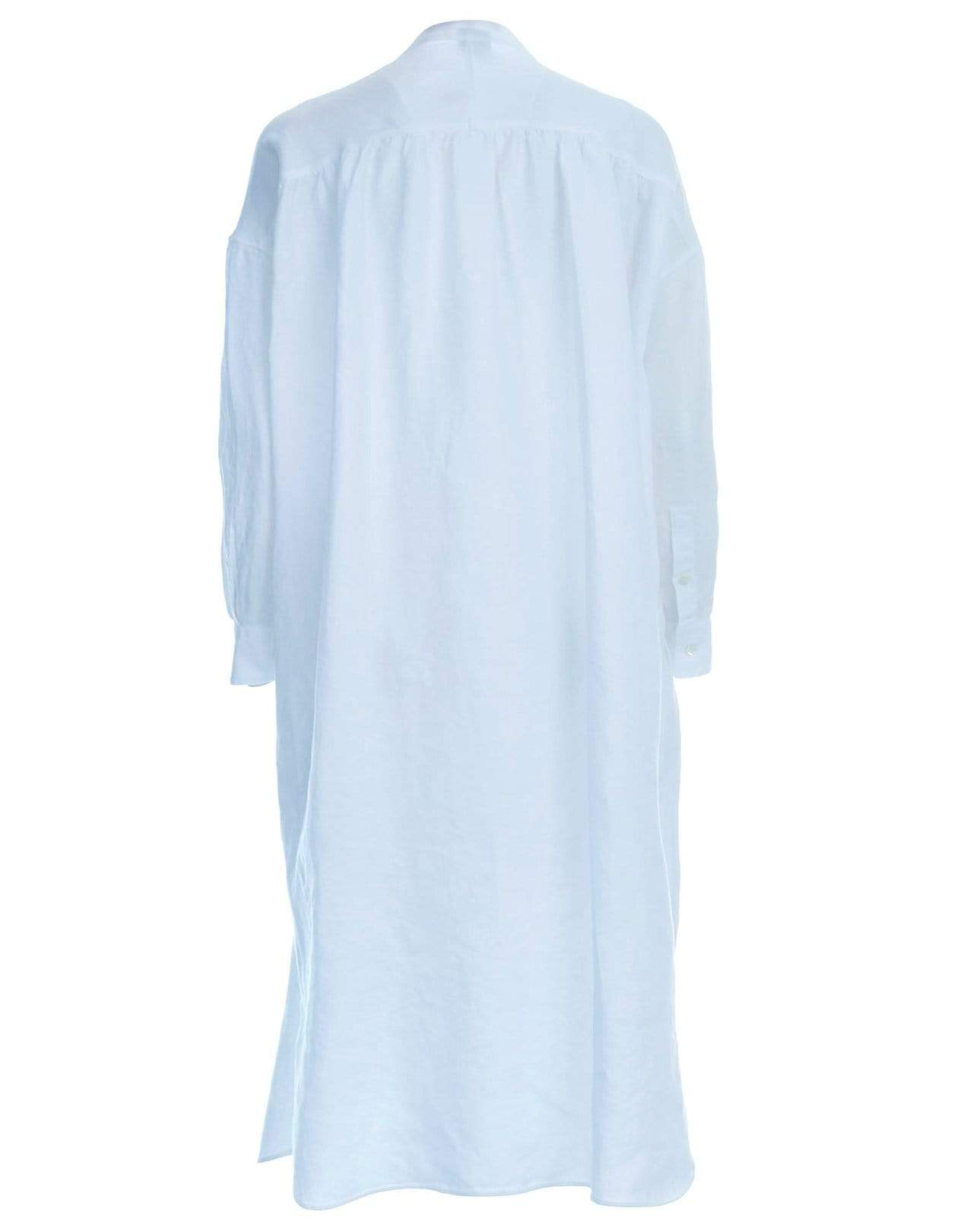 ASPESI-Cielo Slub Linen Gabardine Shirt-Dress-