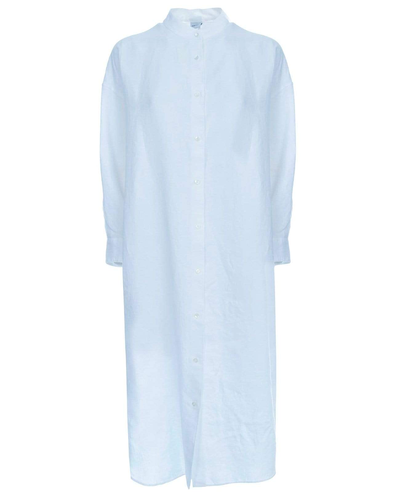 ASPESI-Cielo Slub Linen Gabardine Shirt-Dress-