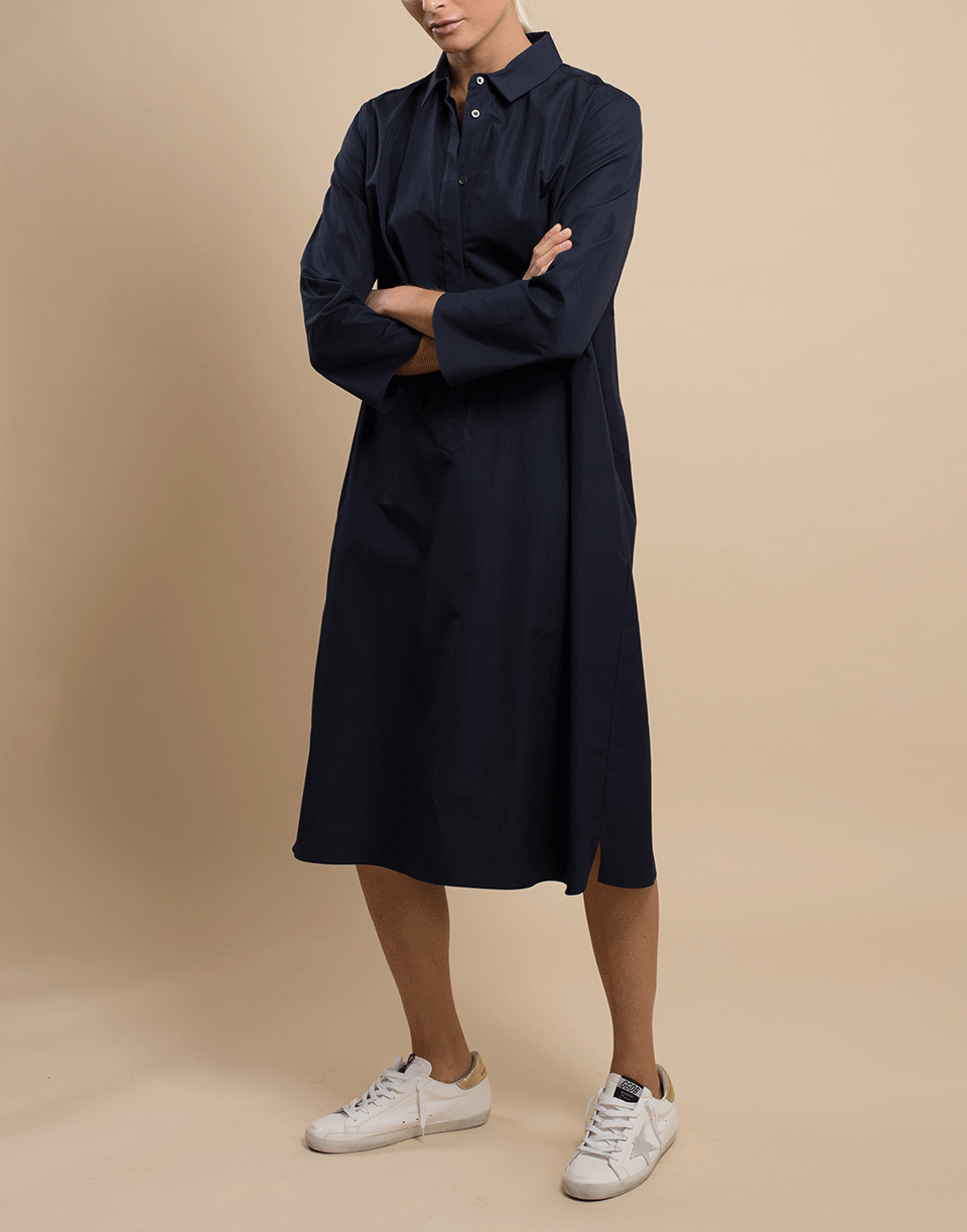 ASPESI-Henley Button Up Shirtdress-