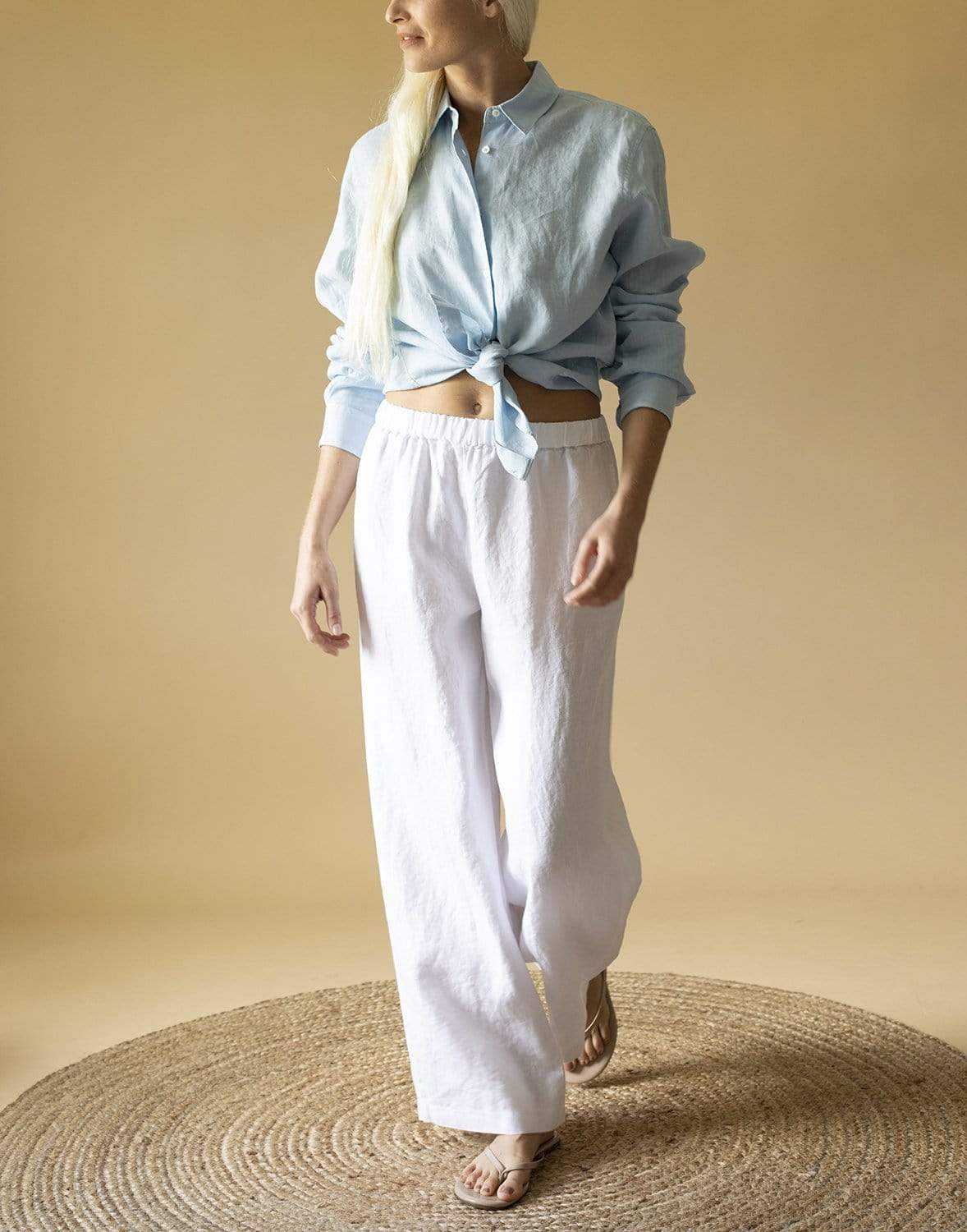 ASPESI-Cotton Poplin Pants-