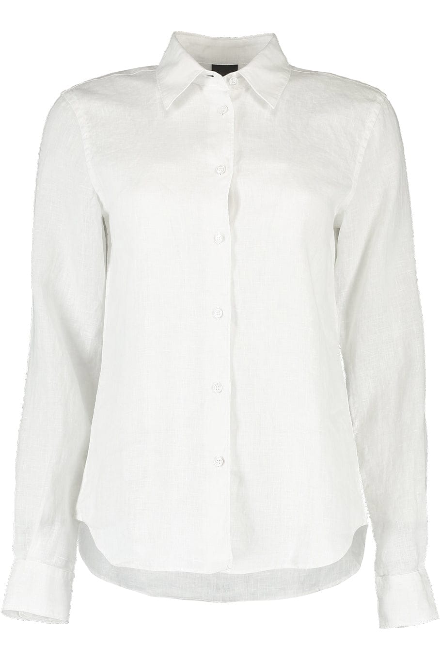 ASPESI-Long Sleeve Linen Blouse - Cream-