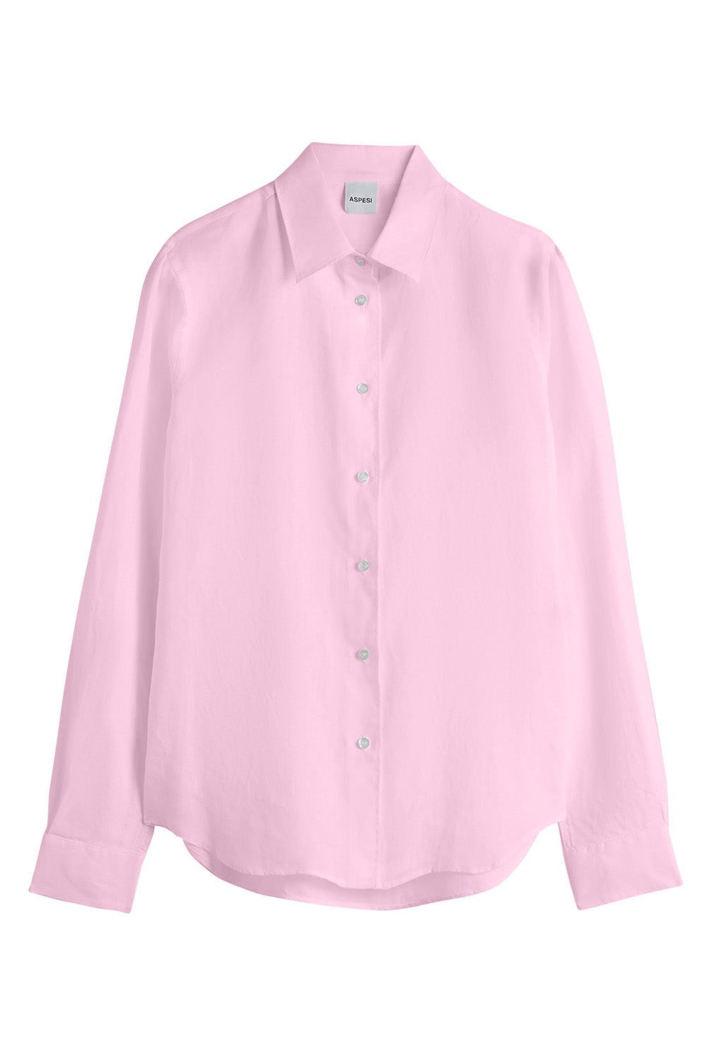 ASPESI-Long Sleeve Button Down Shirt - Peonia-
