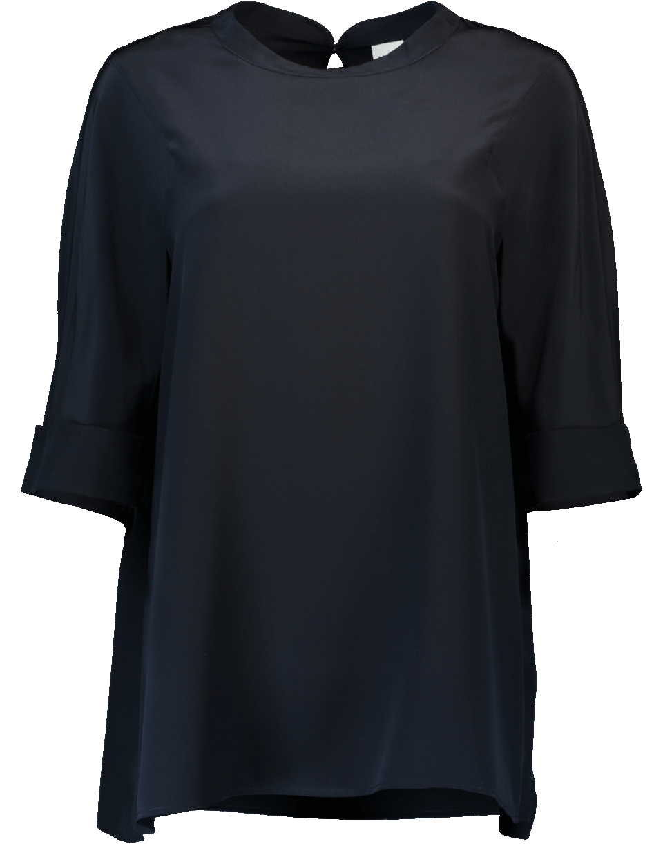 ASPESI-Rolled Sleeve Top-