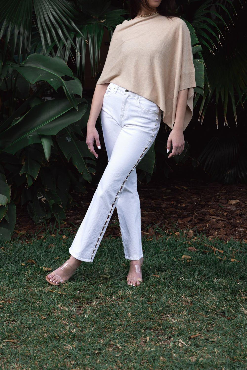 ASPESI-Poncho - Natural-NATURAL