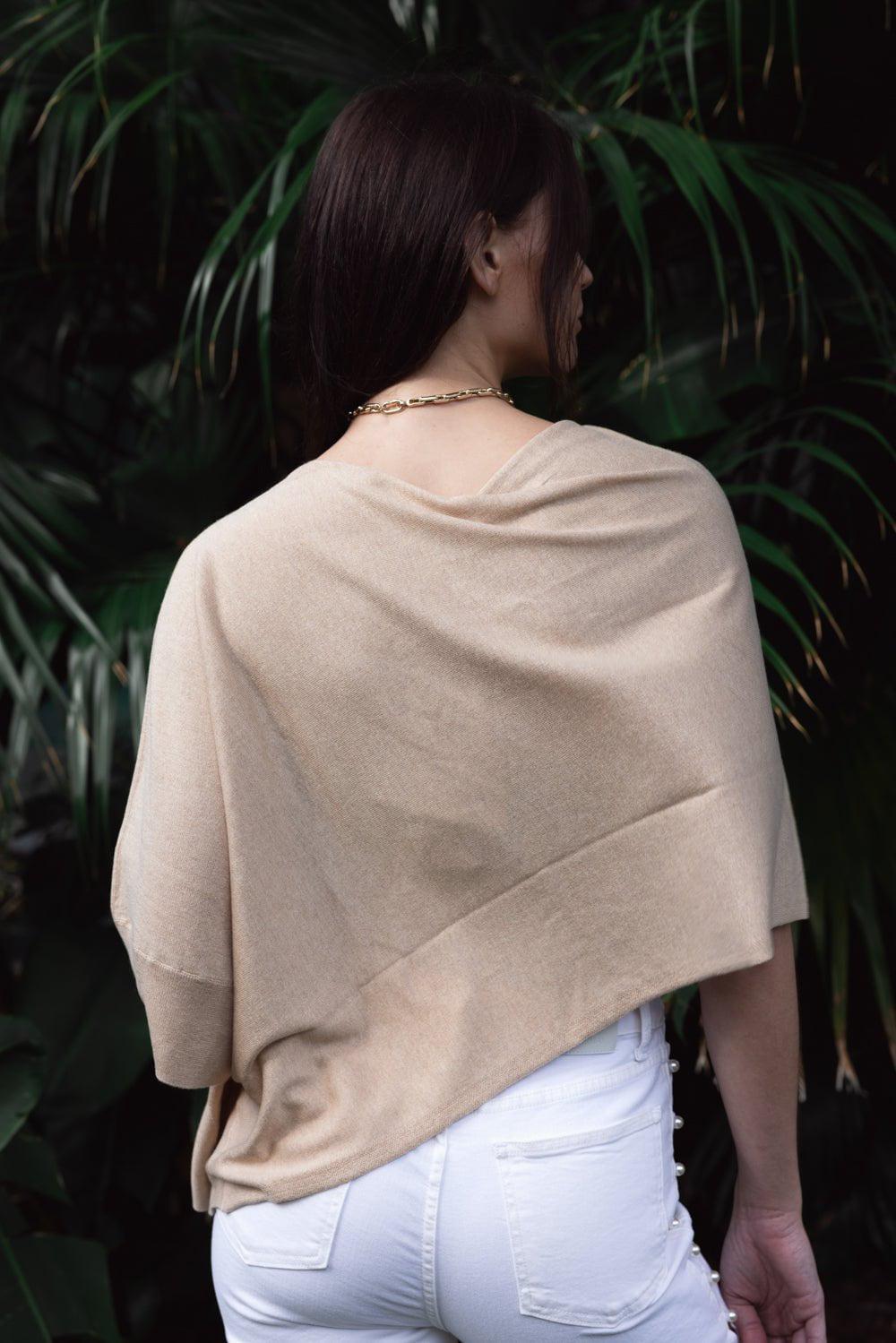 ASPESI-Poncho - Natural-NATURAL