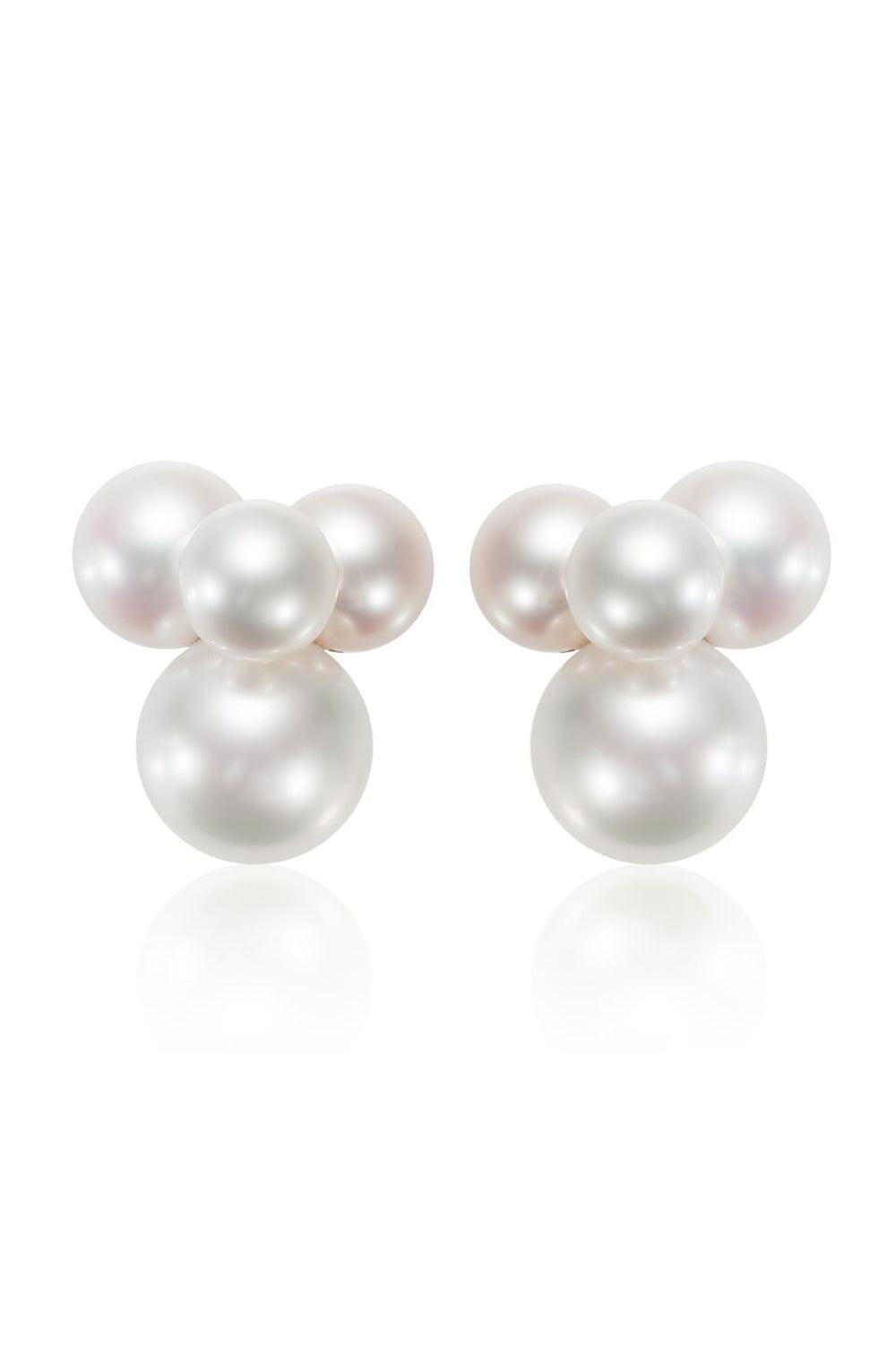 Small Bubble White South Sea Pearl Earrings