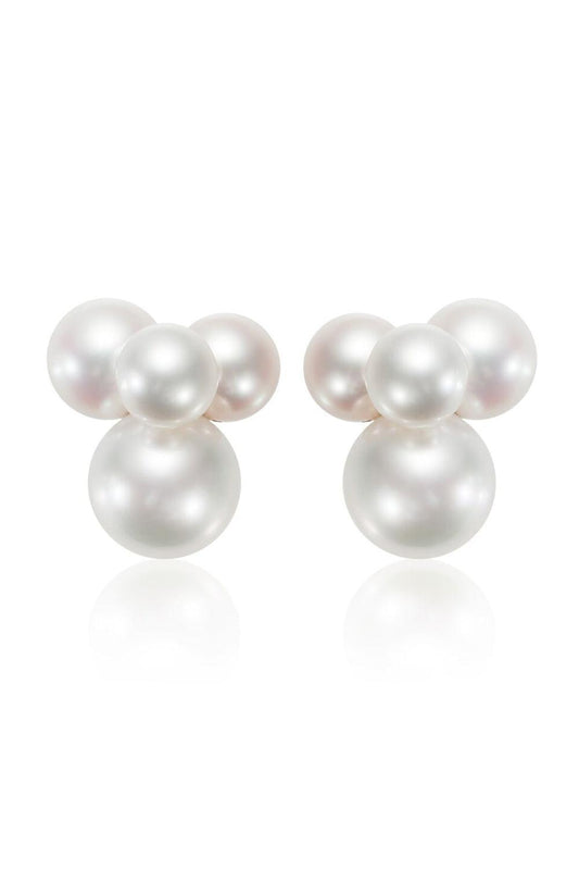 Small Bubble White South Sea Pearl Earrings-WHITE GOLD-S-JEWELRYFINE JEWELEARRING-ASSAEL