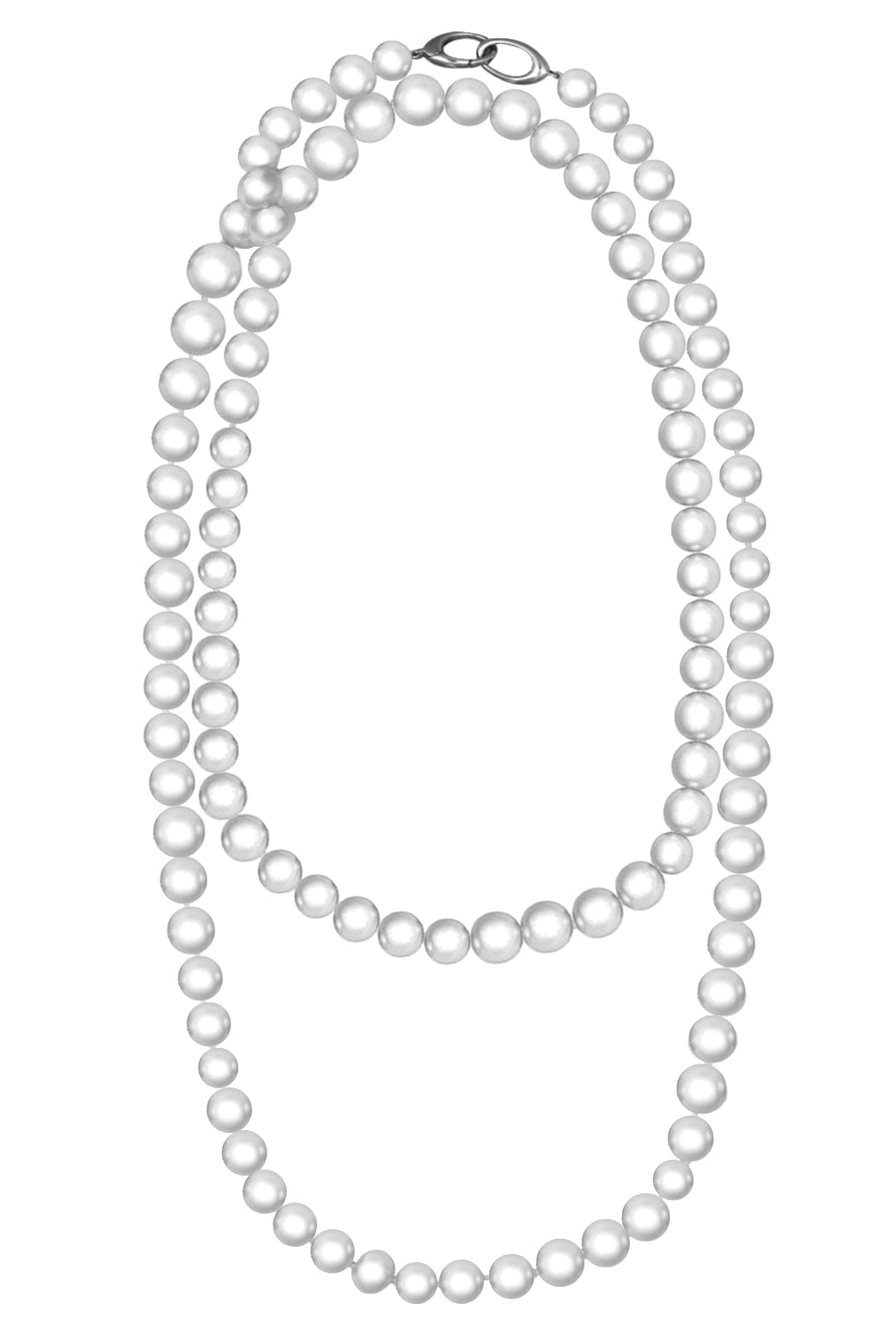 ASSAEL-Button South Sea Pearl Necklace-WHITE GOLD