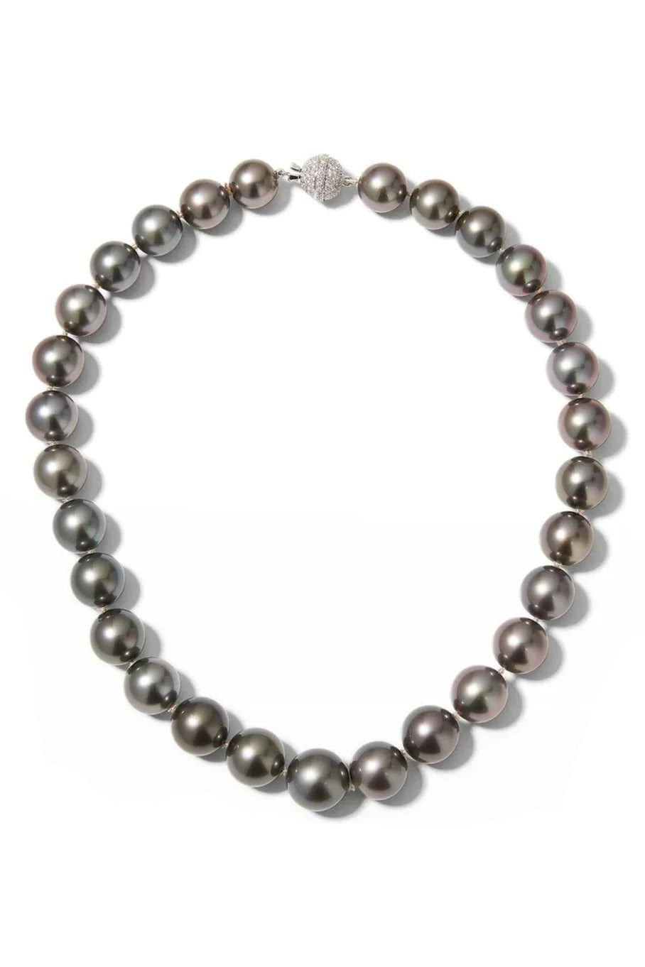 ASSAEL-Tahitian Pearl Necklace-WHITE GOLD