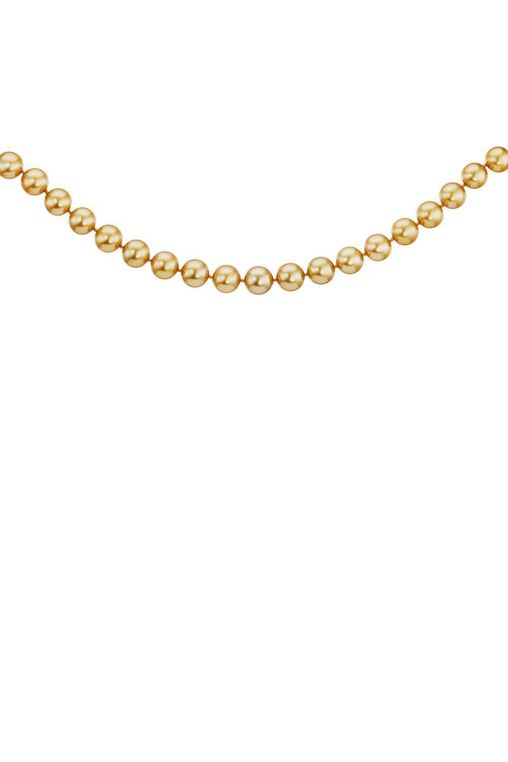 Golden South Sea Strand Necklace-YELLOW GOLD-17-JEWELRYFINE JEWELNECKLACE O-ASSAEL