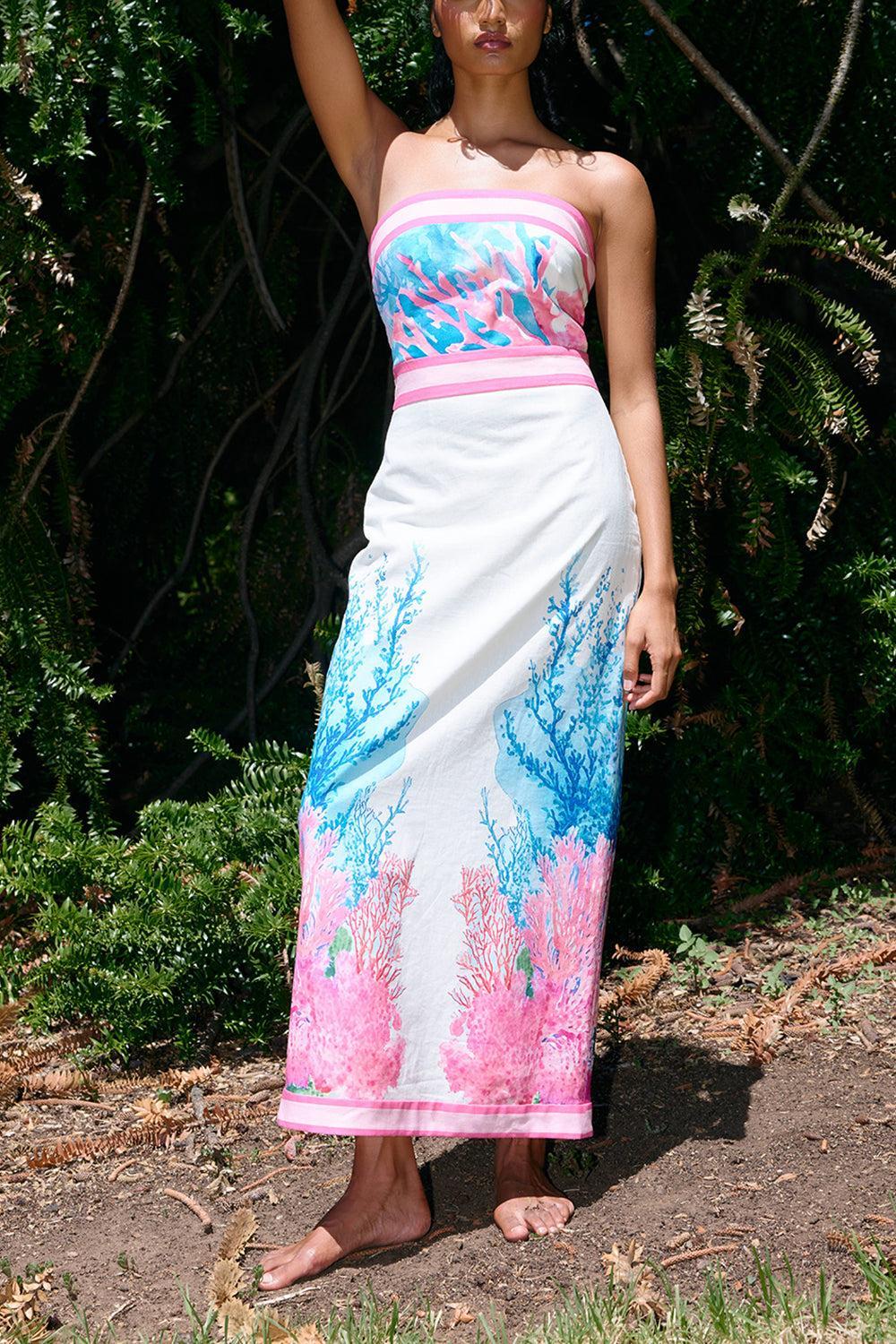 Celia Dress-ANTQCORL-2-CLOTHINGDRESSCASUAL-ASTON STUDIO