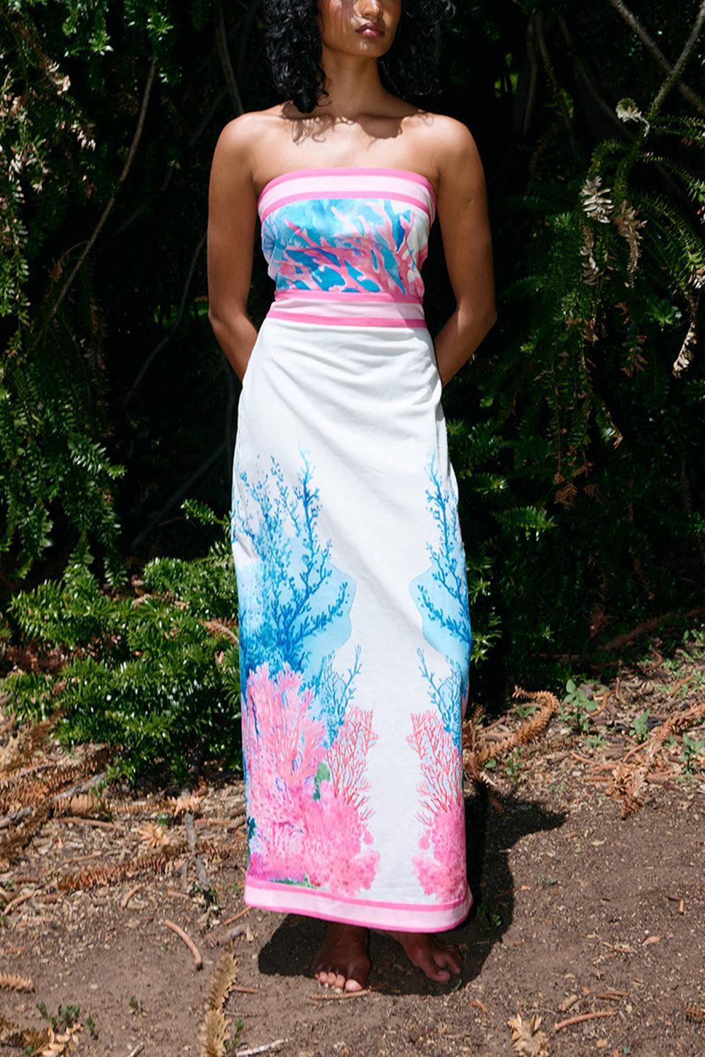 Celia Dress-ANTQCORL-2-CLOTHINGDRESSCASUAL-ASTON STUDIO