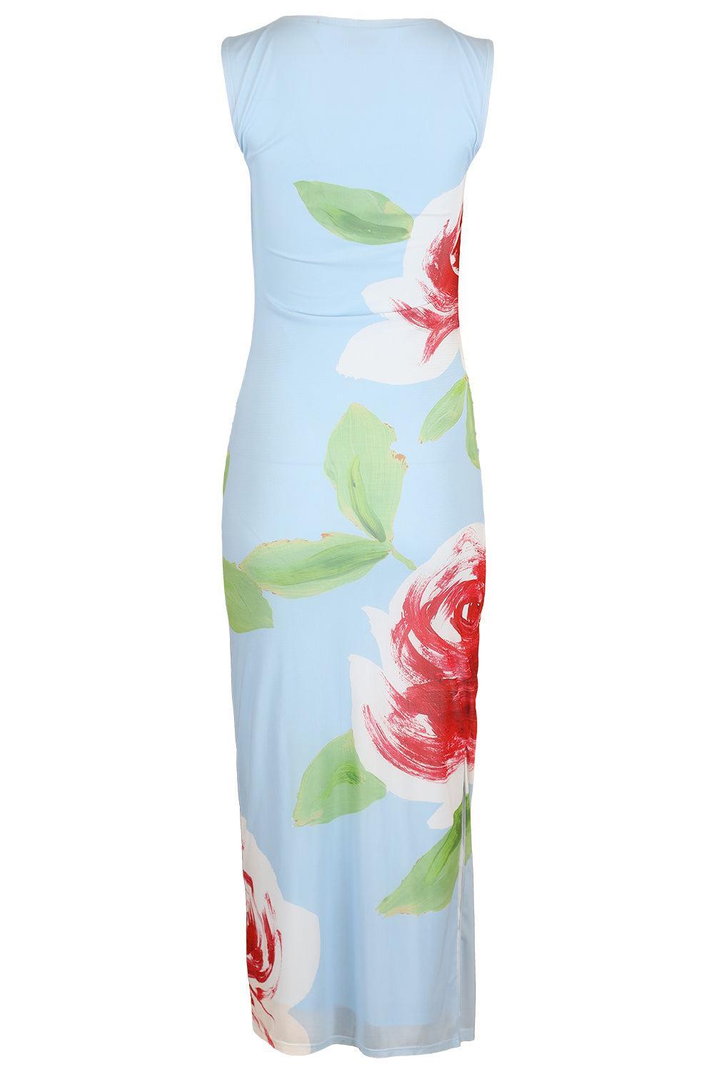  Ariel Mesh Maxi Dress-BLUE-2-CLOTHINGDRESSCASUAL-ASTON STUDIO 