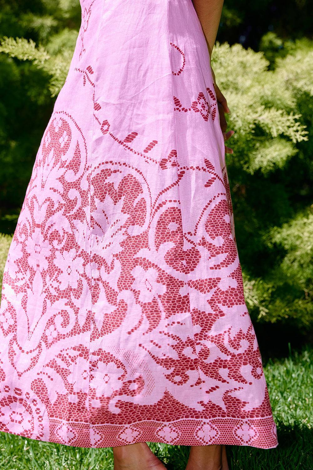 Harper Dress-MAGENTA-2-CLOTHINGDRESSCASUAL-ASTON STUDIO