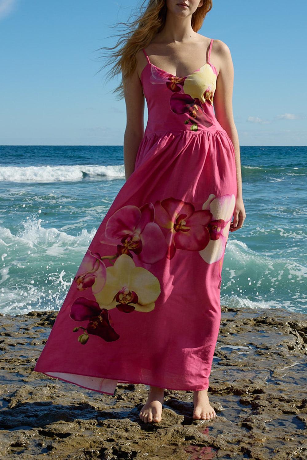 Delia Dress-ORCHID-2-CLOTHINGDRESSCASUAL-ASTON STUDIO