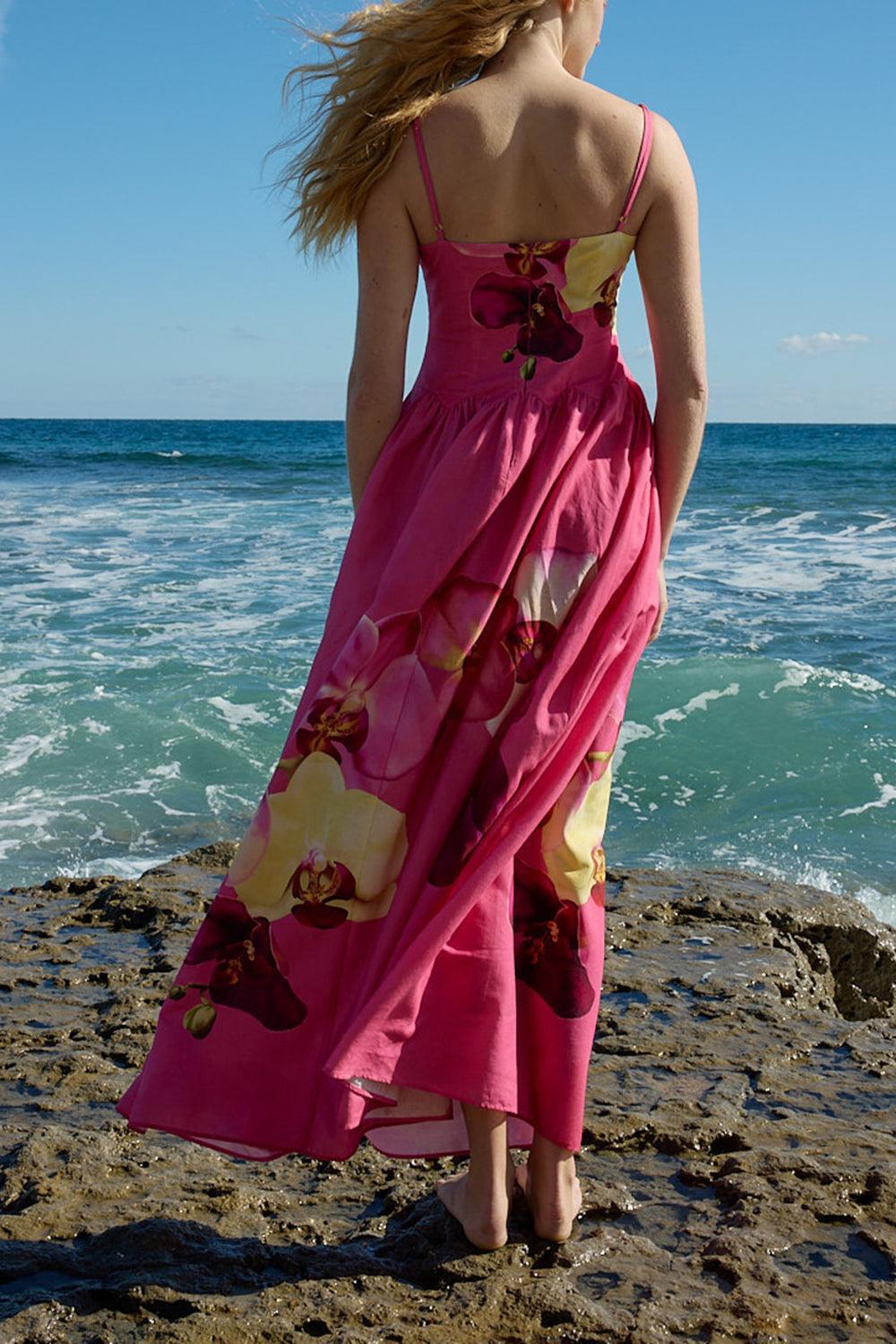 Delia Dress-ORCHID-2-CLOTHINGDRESSCASUAL-ASTON STUDIO